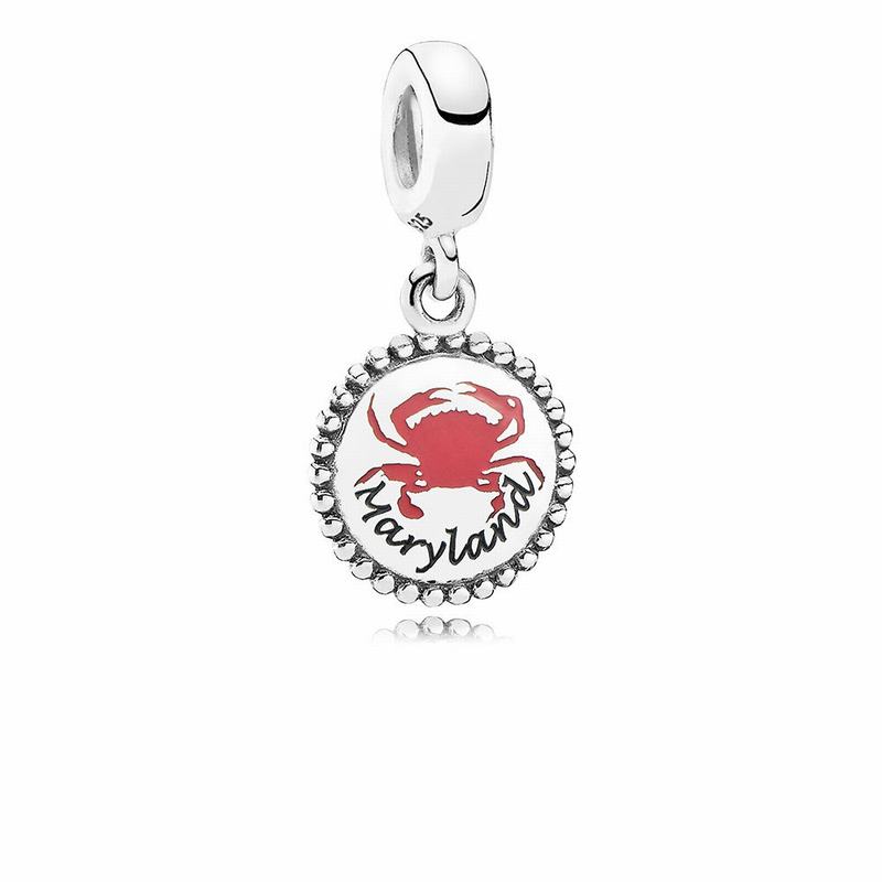 Pandora Maryland Crab Dangle Charm Silver Egypt LU5278361